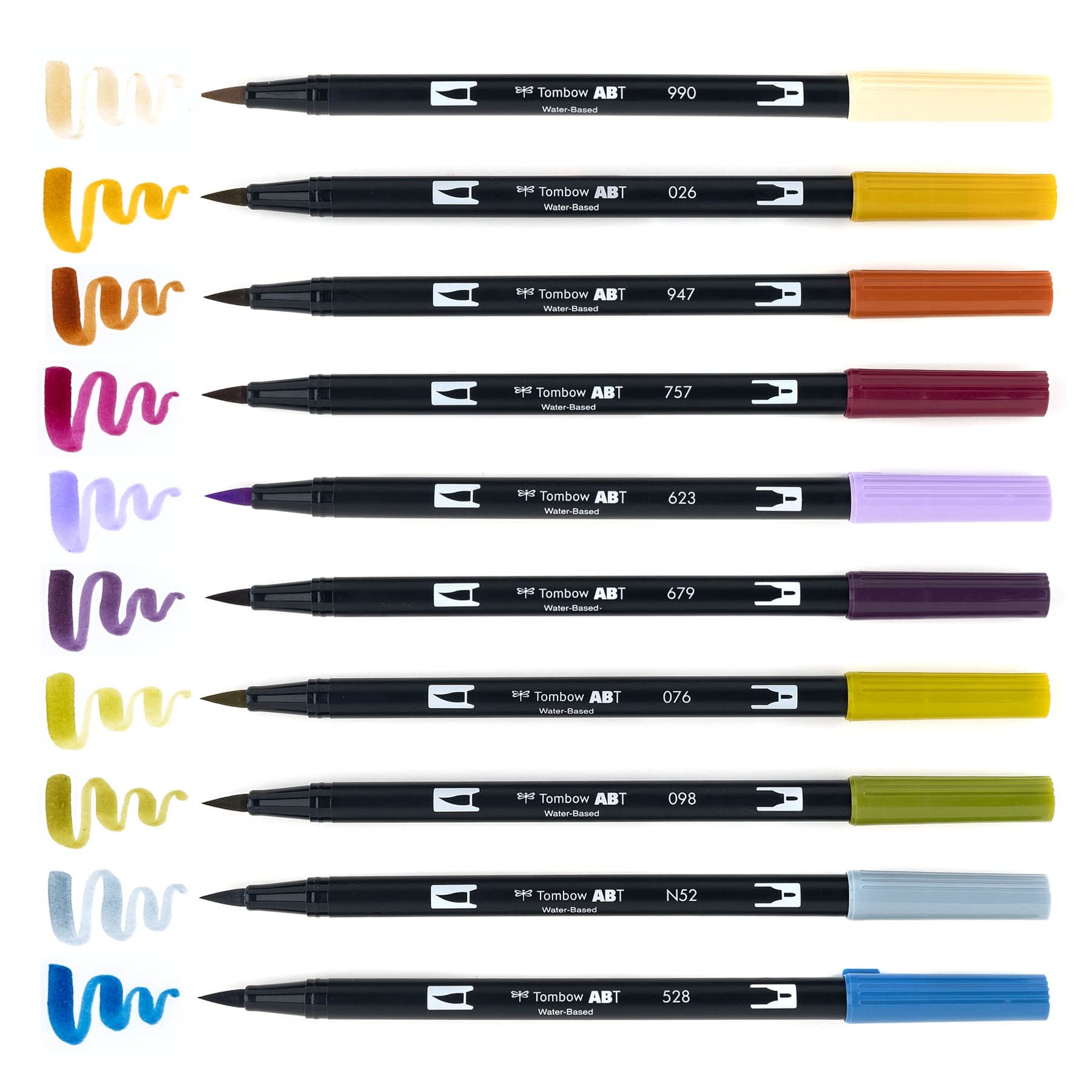 Rotuladores Artísticos Tombow Brillantes Mezclables con Doble Pincel