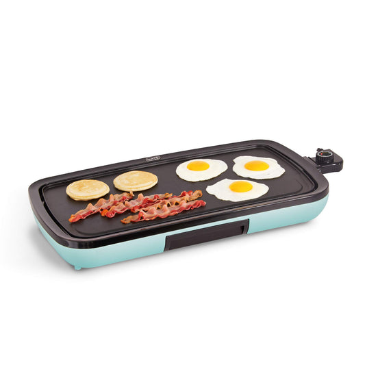 DASH DEG200GBAQ01 Everyday Electric Griddle, 19.75” x 9.5”, Aqua