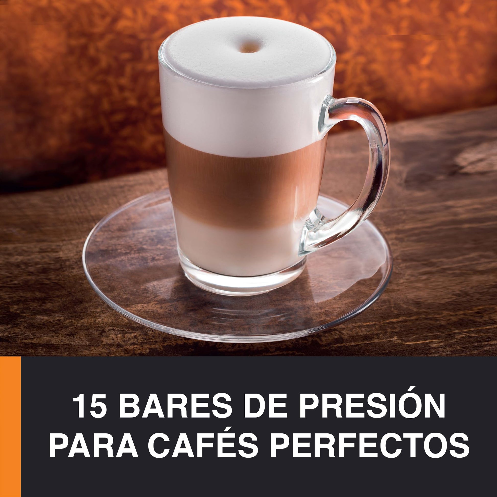 KRUPS Espresseria Súper Automática Quattro Force, diseño compacto, obteniendo el mismo sabor delicioso del café. Capacidad 1.7L, EA82FBMX