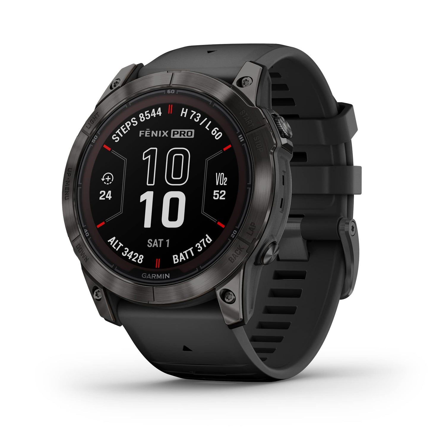 Garmin Fenix 7X Pro Zafiro Solar, Gris Carbon/Negro 51 mm