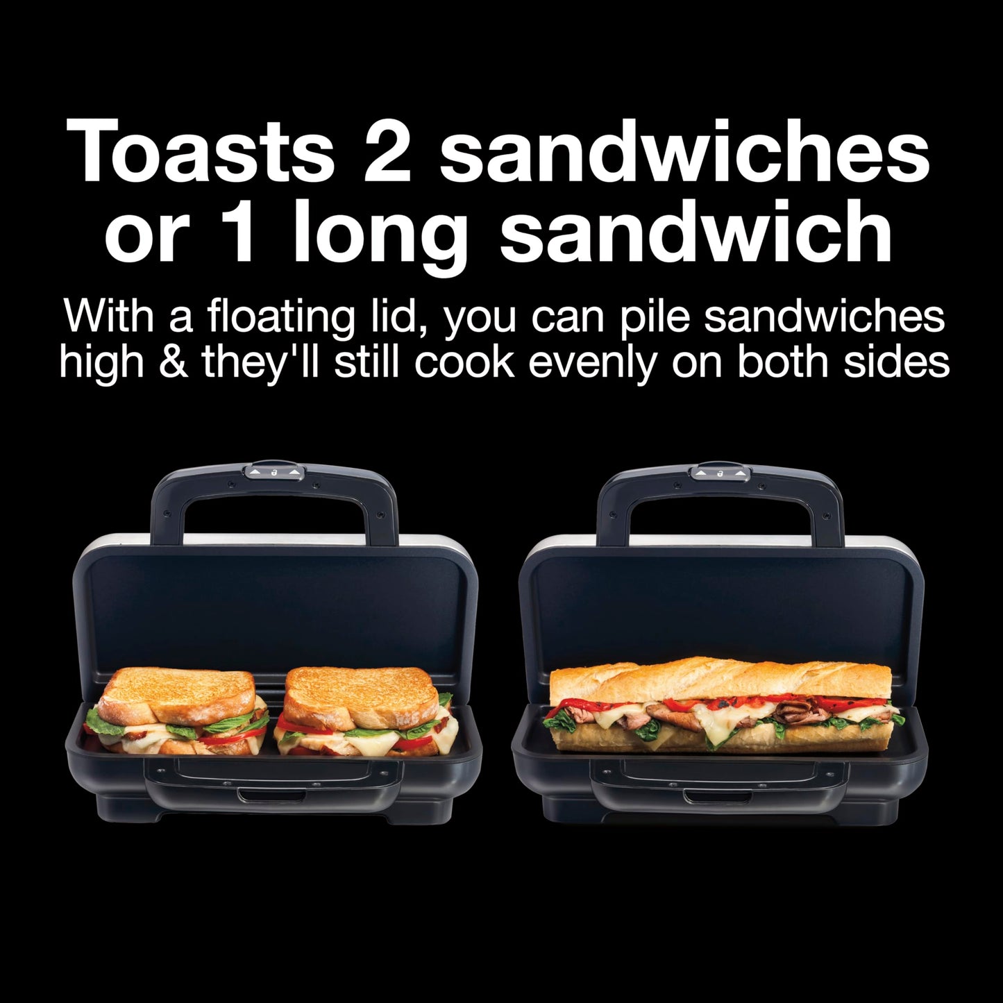 Sandwichera Deluxe Proctor Silex Acero Inoxidable Placas Antiadherentes