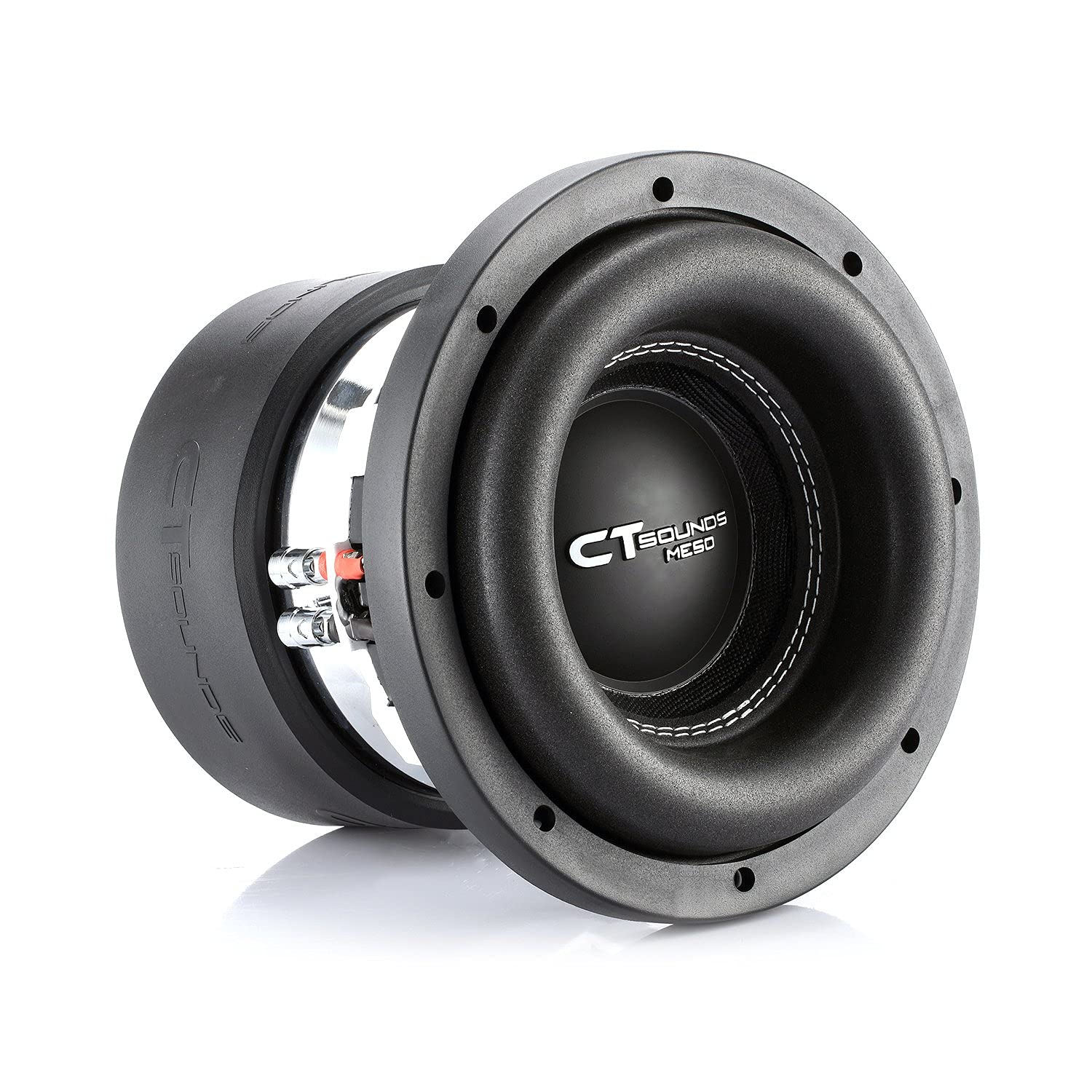 CT Sounds MESO-8-D2 1600 vatios máximo 8 Pulgadas - Subwoofer para Coche Dual 2 ohmios