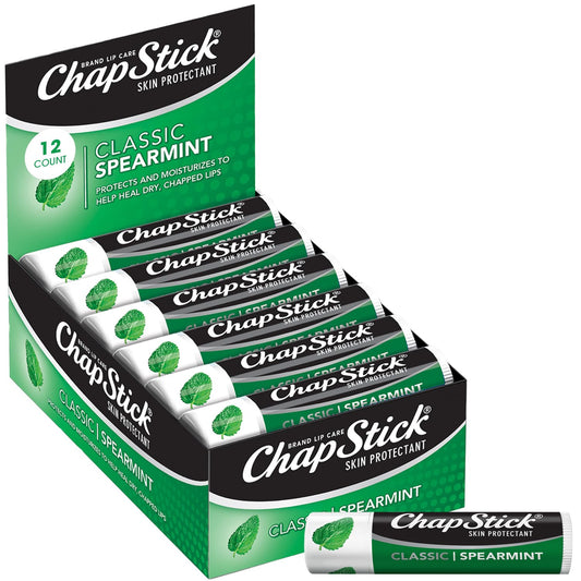 ChapStick Classic Spearmint, 12-Stick Refill Pack
