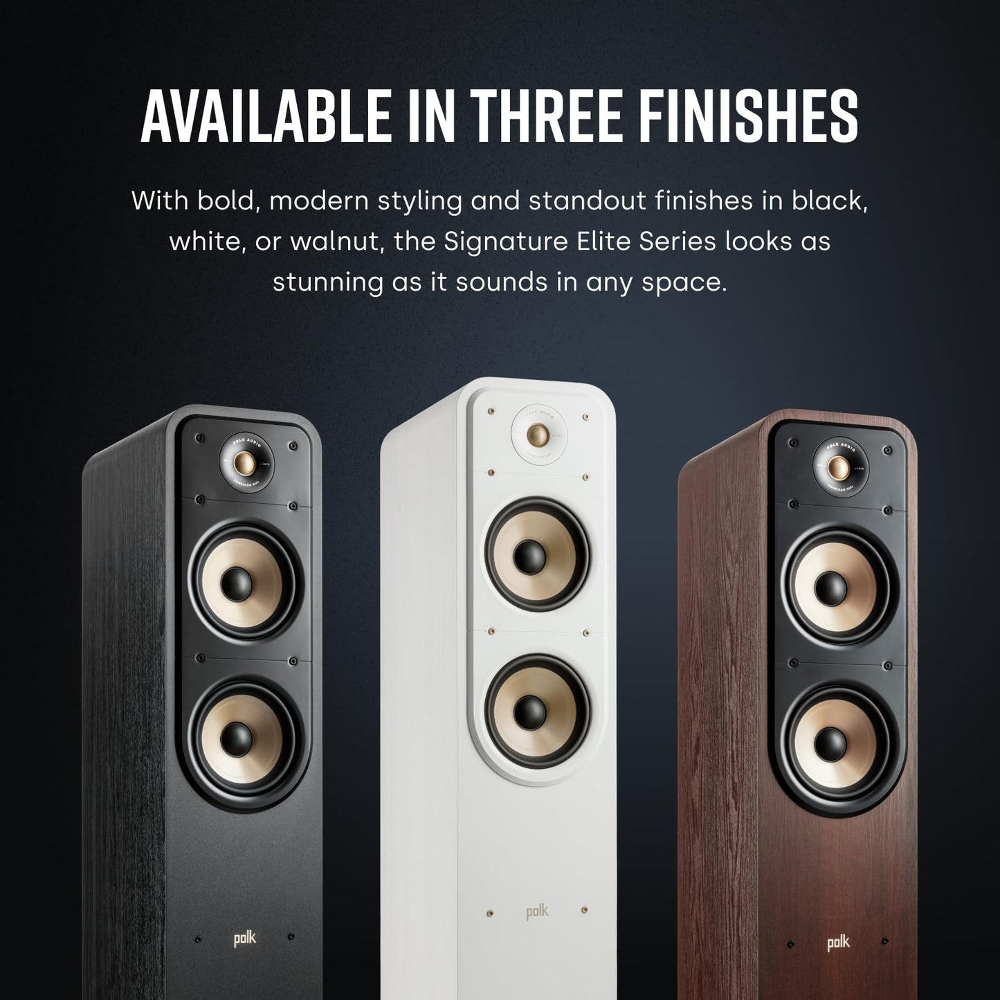 Polk Audio Signature Elite ES55 - Altavoz (Nogal)