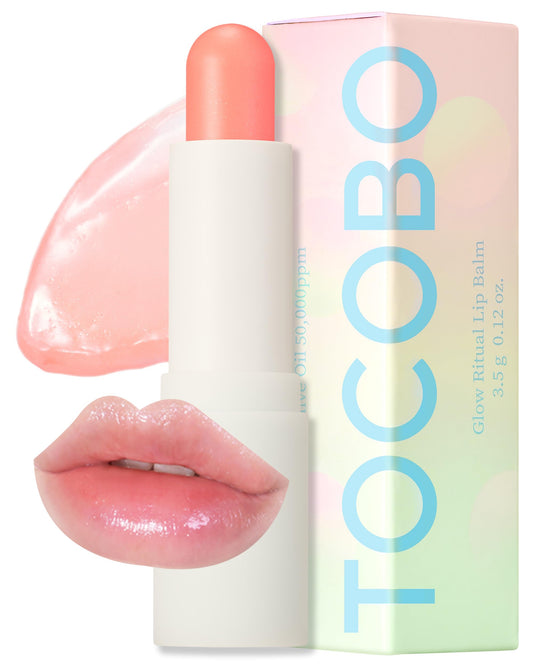 Bálsamo Labial Tocobo Coral Glow Ritual Vegano Hidratante Brillante