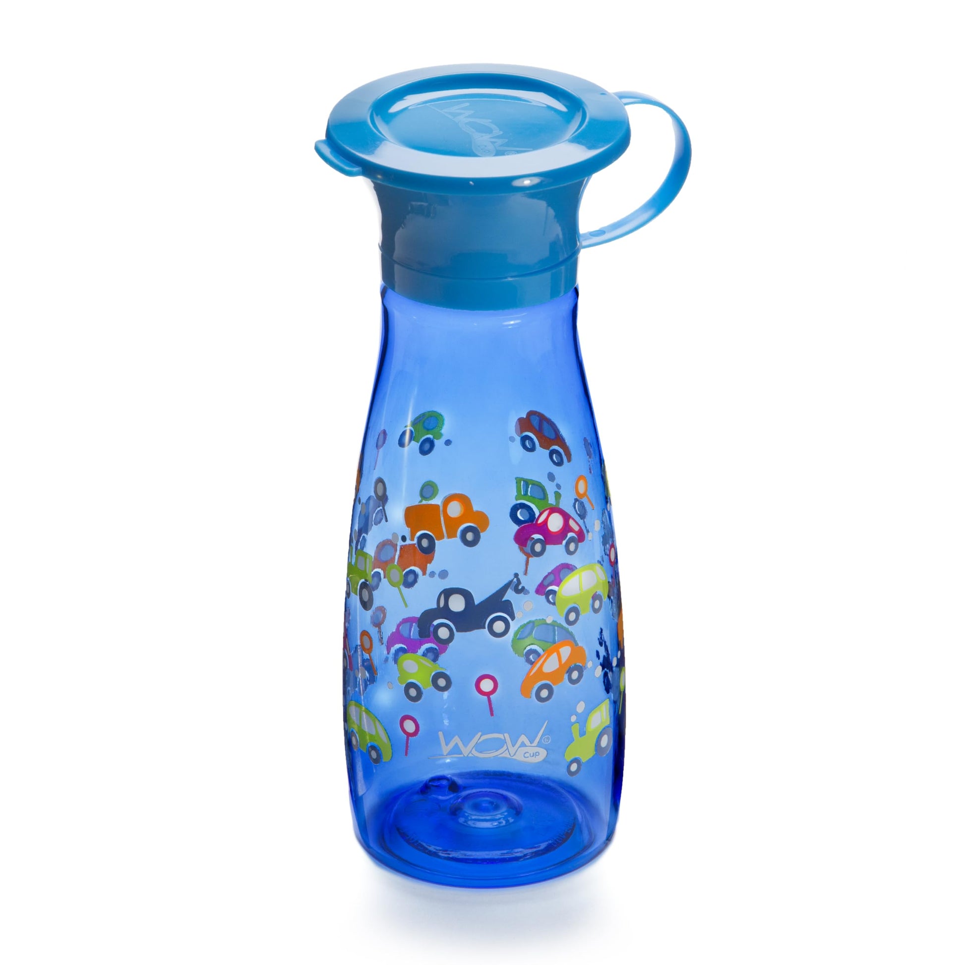 Wow Cup Mini 360 - Taza para beber, 12 onzas, paquete de 2 (azul)