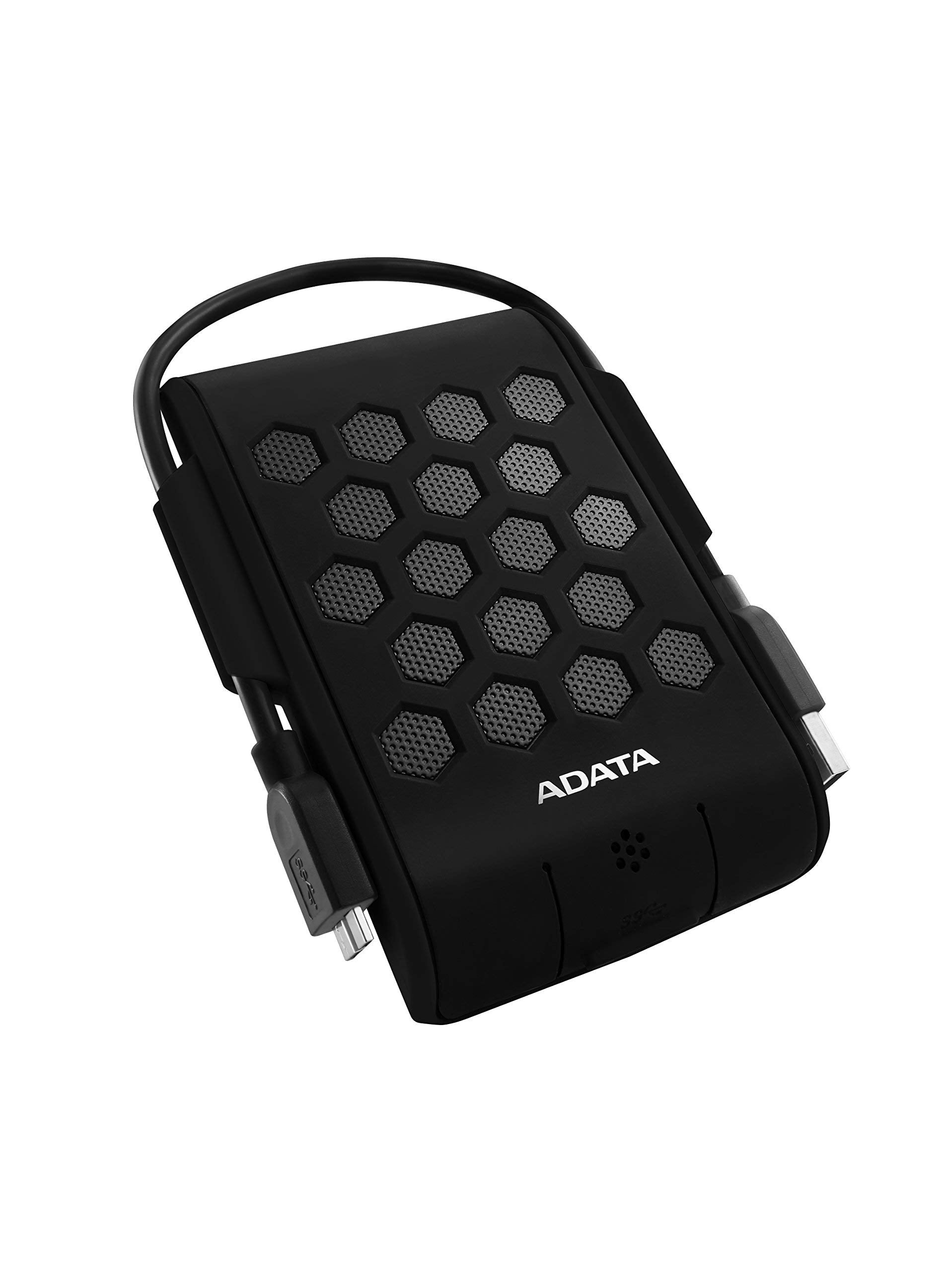 Disco Duro Externo ADATA Negro Resistente a Golpes, Agua y Polvo 2 TB Grado Militar