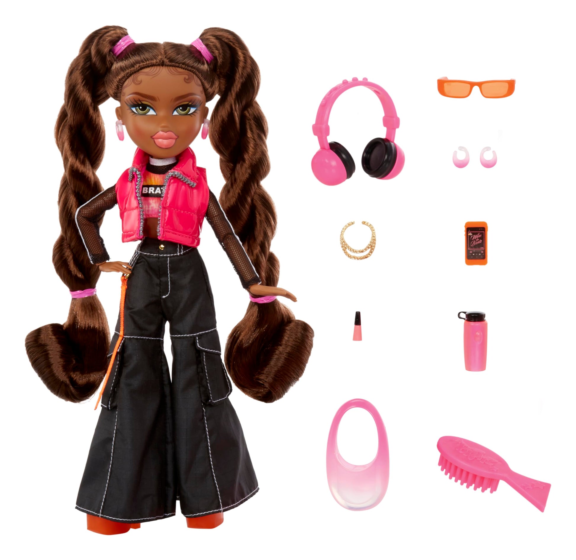 Bratz Alwayz Muñeca Sasha - con 10 Accesorios y póster - Juguete para niños y niñas - Edad: 6+ años