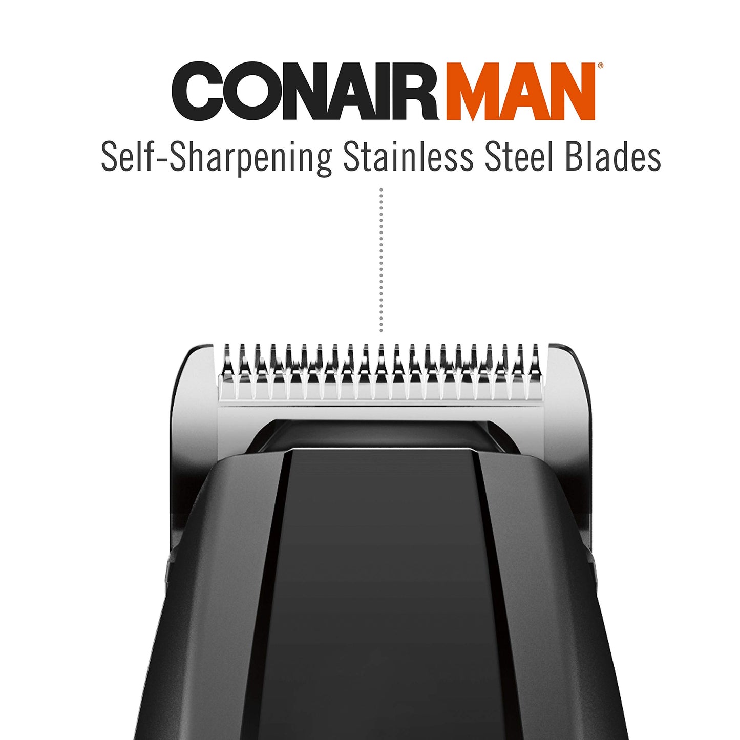 Conair Man All-in-One Beard & Mustache Trimmer; Battery Operated