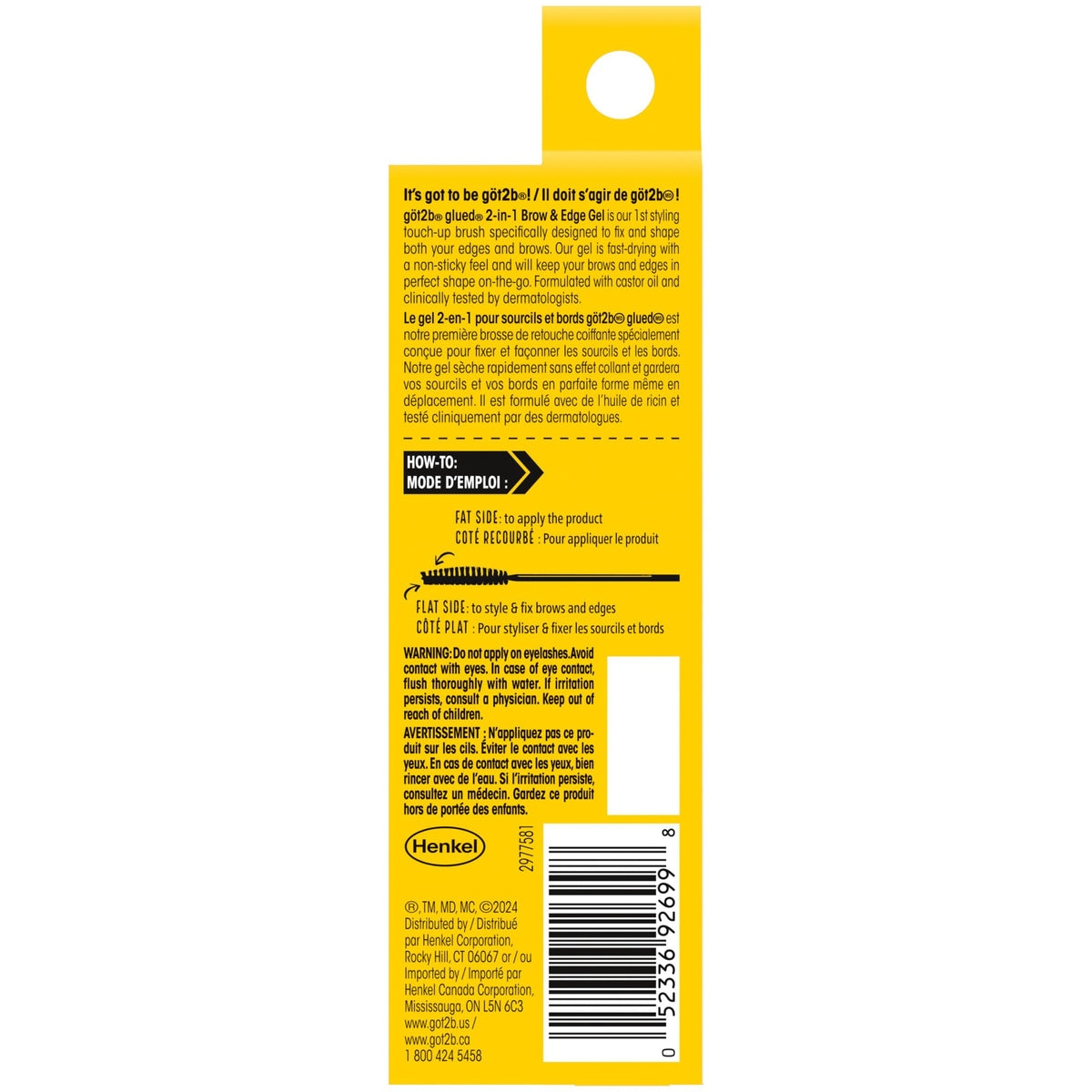 Got2B Gel Pegado para Cejas y Bordes