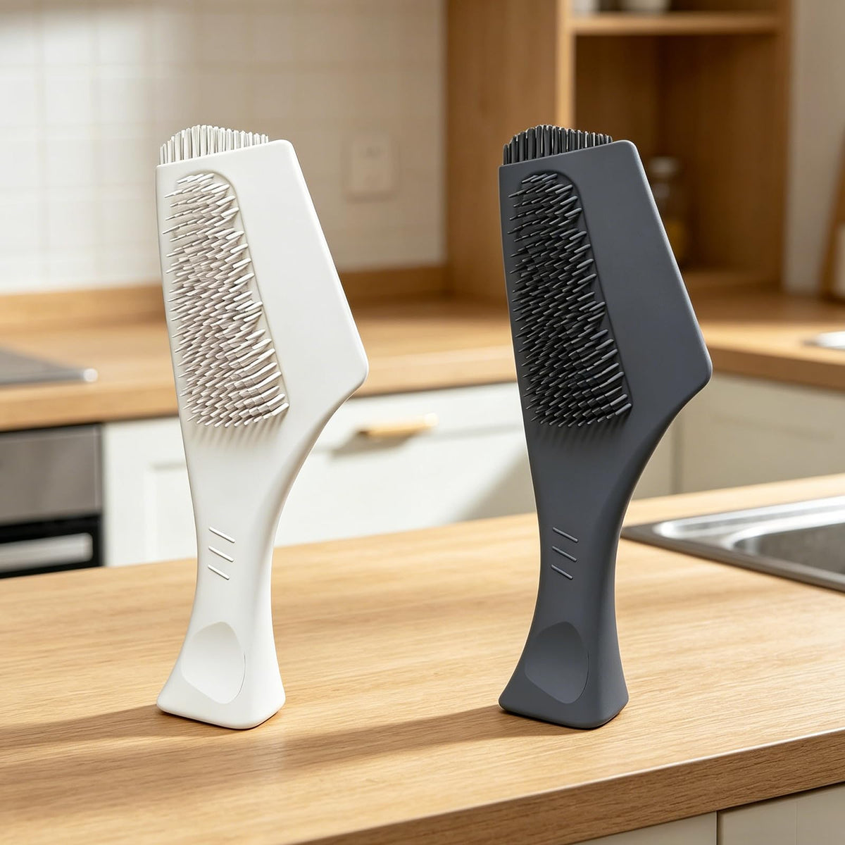 cepillo para polvo de limpieza para tazas de helado Ninja Creami (gris)
