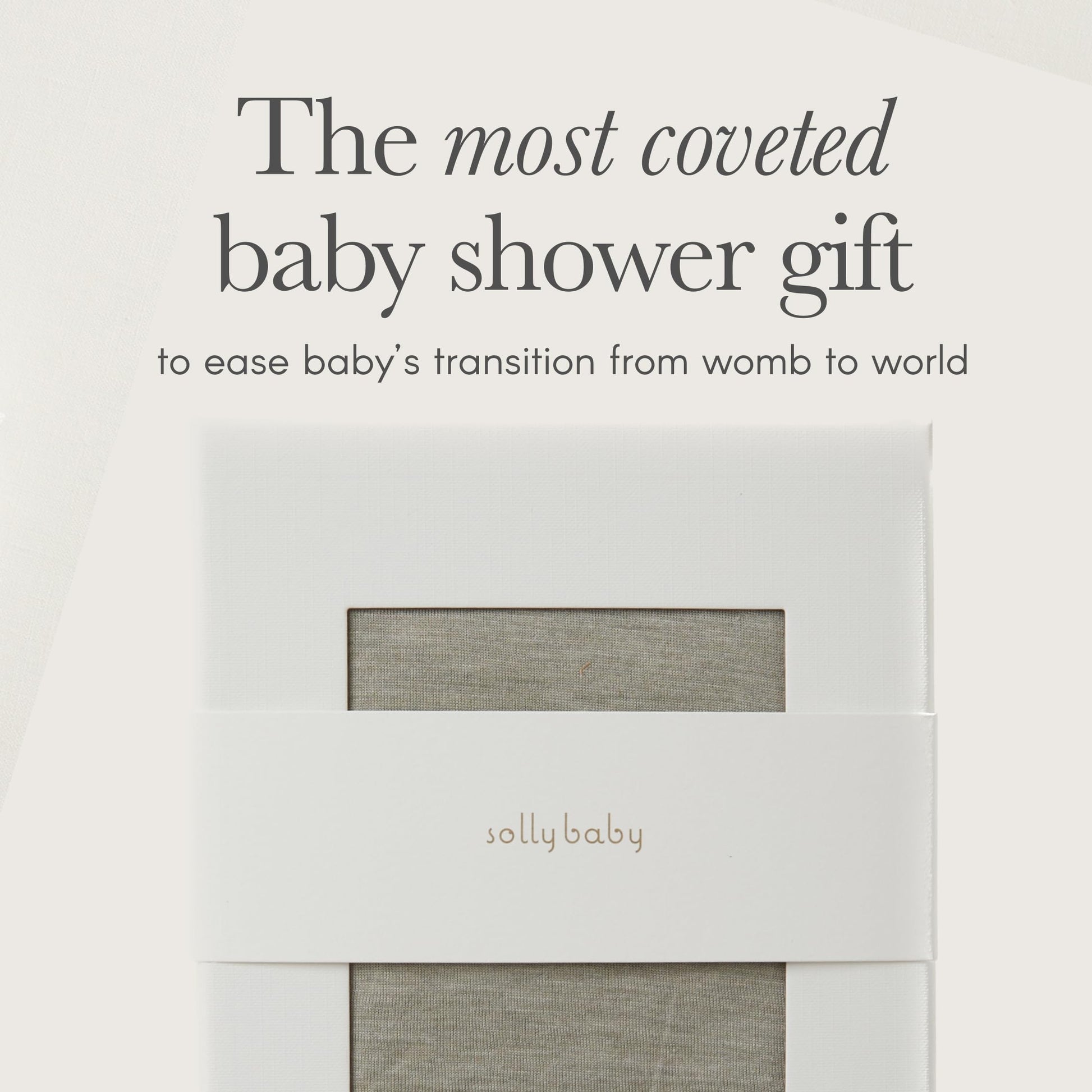 Portabebés Solly Baby Albahaca Tela Suave y Ligera para Recién Nacidos y Niños Pequeños