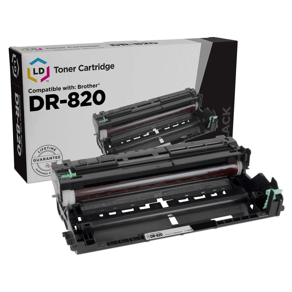 Unidad de Tambor Compatible LD Products Negro Repuesto para Brother DR820