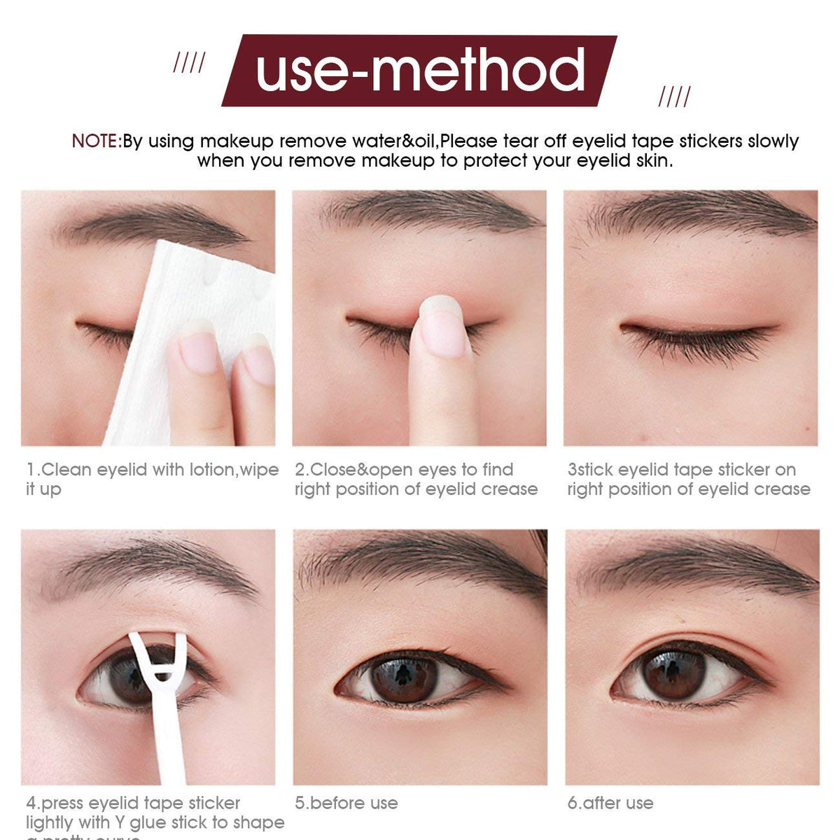 Cinta Invisible Natural Pormasbenzer Para Párpados, Adhesivo De Encaje Transpirable, Tira Autoadhesiva Para Levantamiento