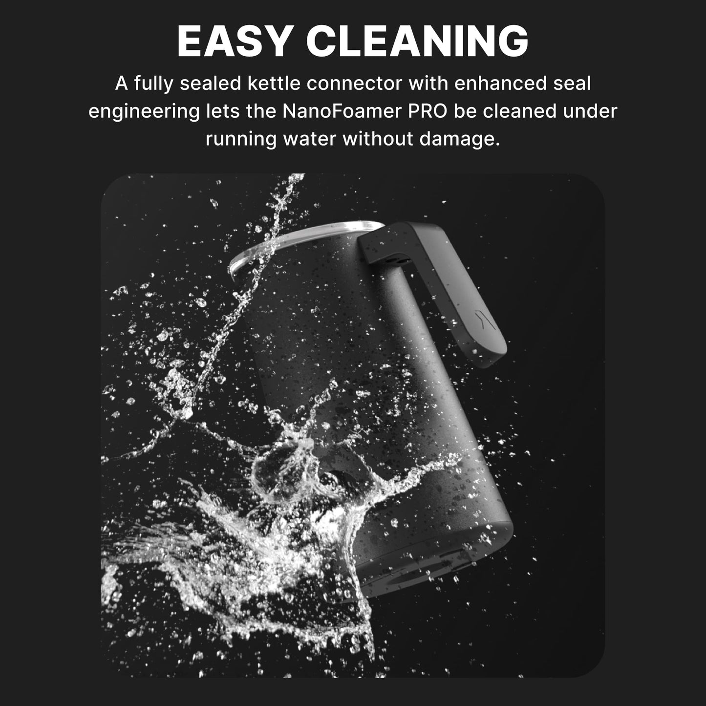 NanoFoamer Pro Gen-2 Subminimal Blanco Revolucionario Fabricante de Microespuma de Calidad de Café para Leche Láctea y a Base de Plantas