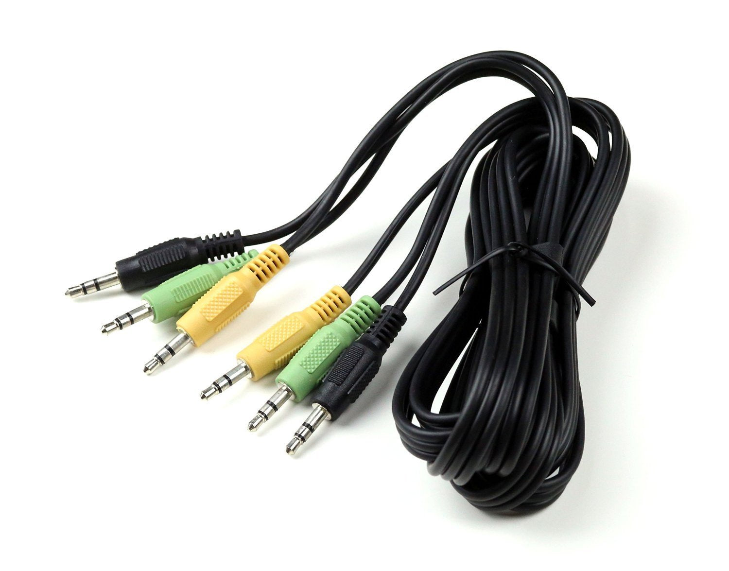 summitlink Cable de audio 3 A 3 minijack codificados para altavoces de 5.1 canales Logitech computad