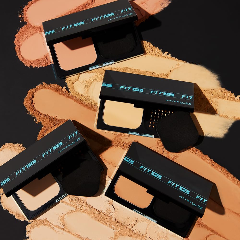 Base de maquillaje en polvo Maybelline Fit Me Natural Beige FPS 44 24h