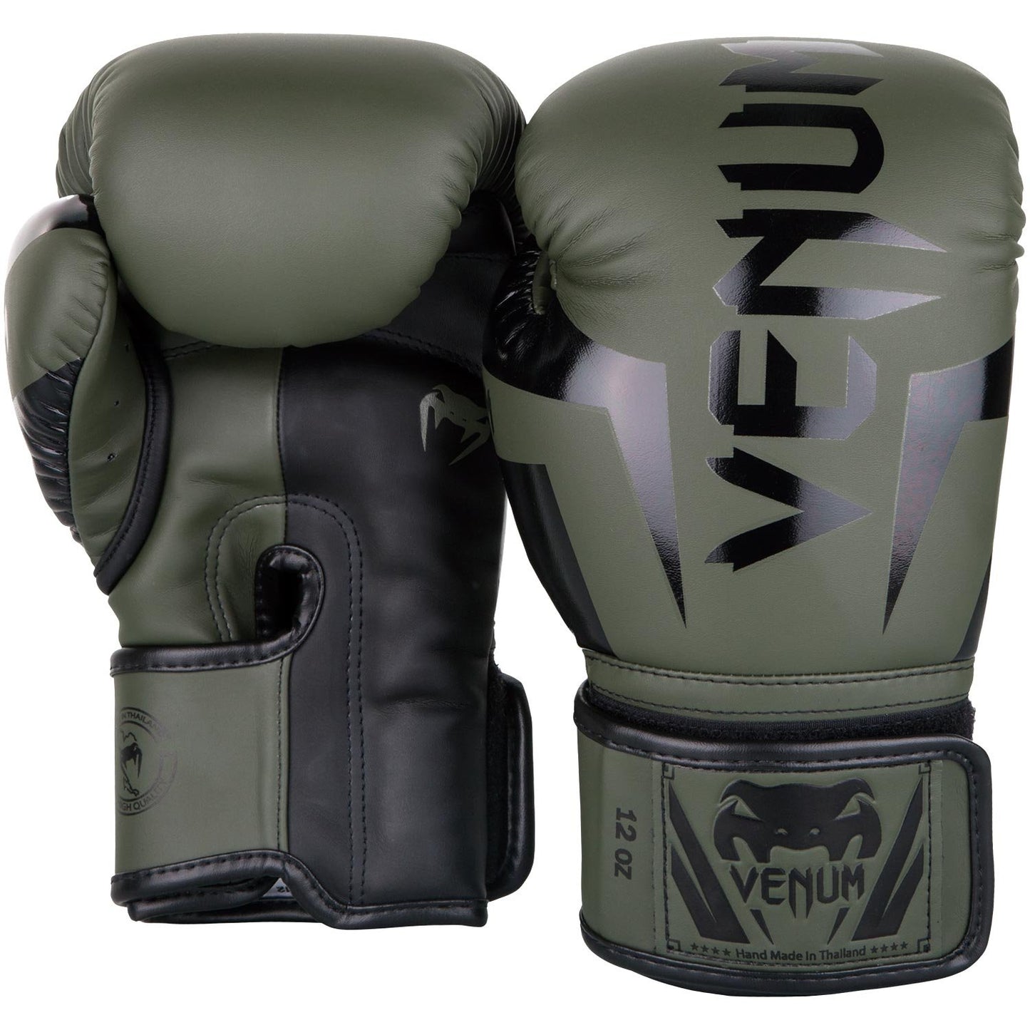 Guantes de Boxeo Venum Elite caqui negro 8 oz