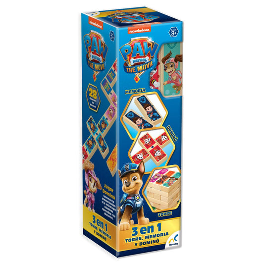 Torre De Madera Novelty Corp Paw Patrol The Movie 3 En 1