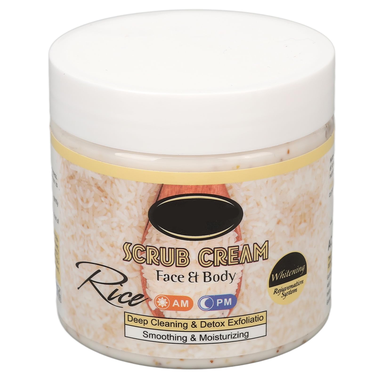 Exfoliante Corporal de Arroz Crema Suavizante para Aliviar la Sequedad