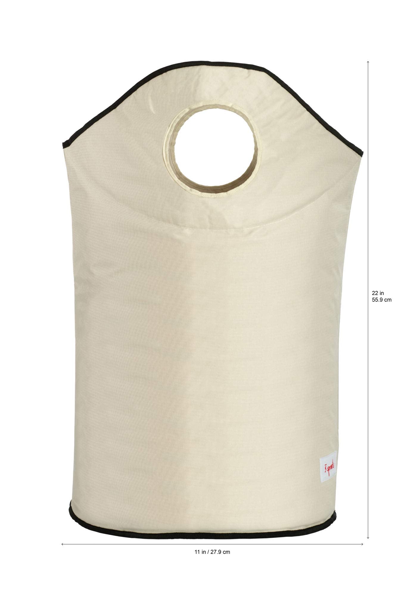 3 Sprouts Baby Laundry Hamper Cesta organizadora de almacenamiento para ropa de guardería - Cabra