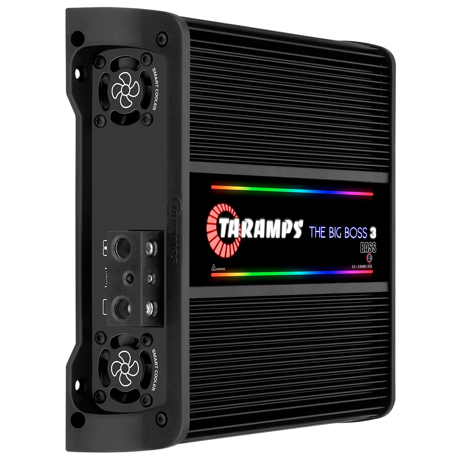 Amplificador Taramp's Negro Multiimpedancia Monobloque Clase D para Coche