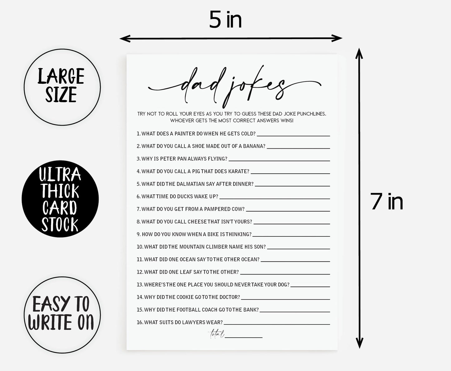 Juego de 50 bromas para baby shower (50 cartas) divertido juego de baby shower, género neutro niño o niña, co-ed, minimalista