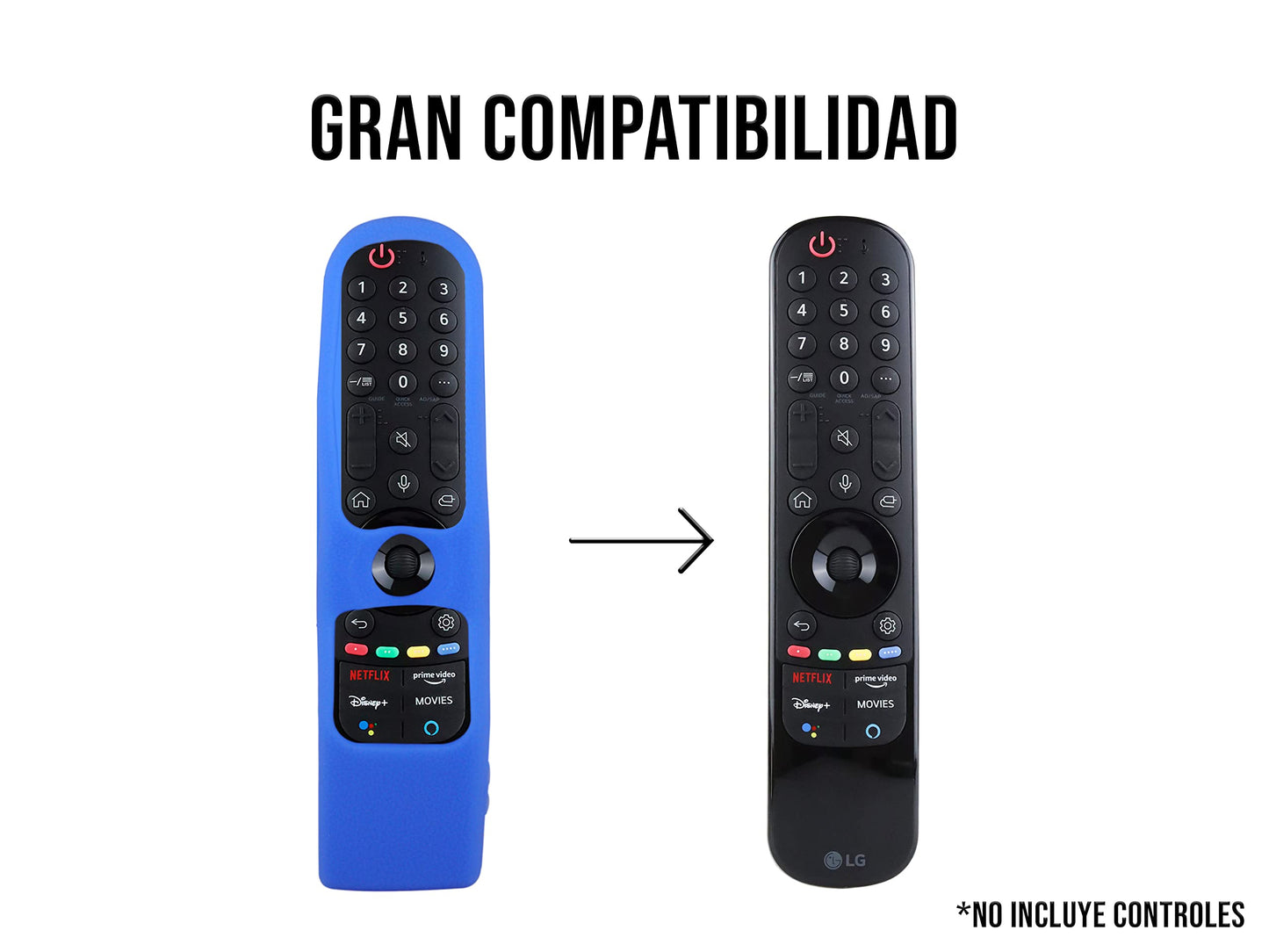 Funda para Control LG Magic MR21GA 2021 Silicon Smart 2022 MR22GR Magic MR22GA