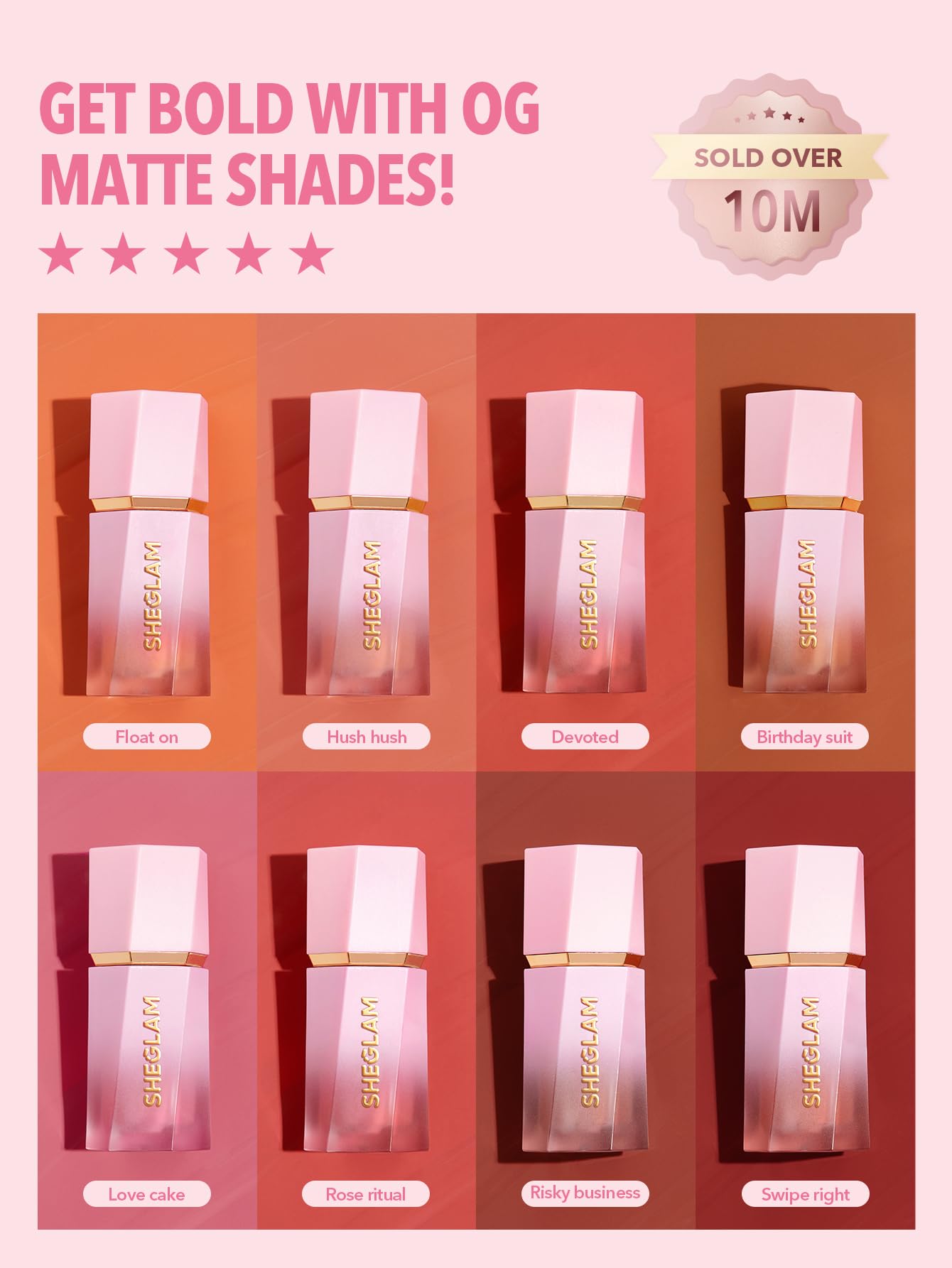 SHEGLAM Maquillaje con rubor líquido Color Bloom para mejillas con acabado mate - On Point