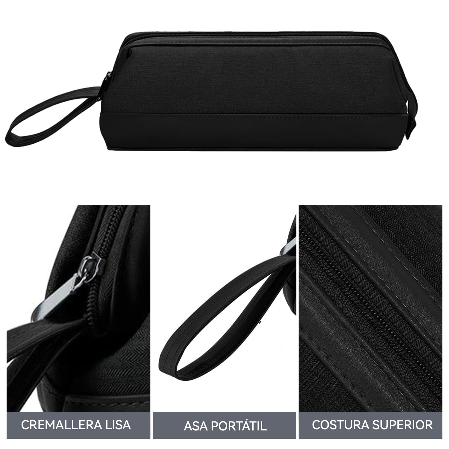 Funda De Viaje,Hair Tools Bolsa De Viaje,Compatible Con Dyson Airwrap/Shark Flexstyle,Adecuado Para Secadores De Pelo, Peines, Planchas De Pelo Y Bolsas De Cosméticos Multifuncionales. (Negro)