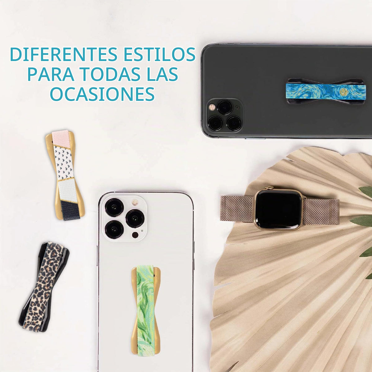 Empuñadura Universal LOVEHANDLE Camelias Original para Teléfono