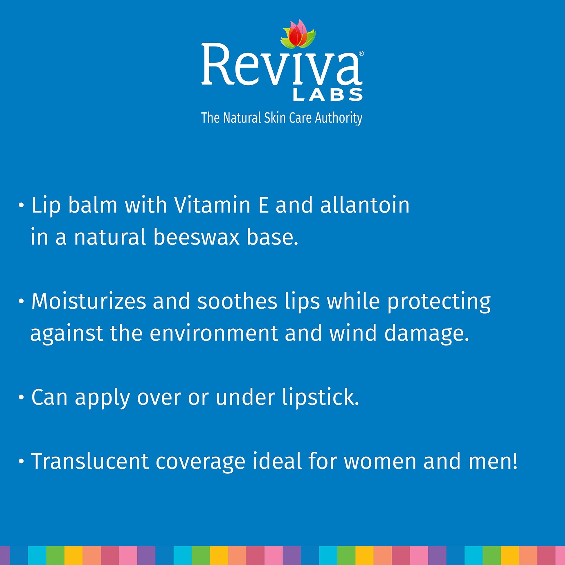 Pack of 4 x Reviva Labs Vitamin E Oil - Stick - .125 oz