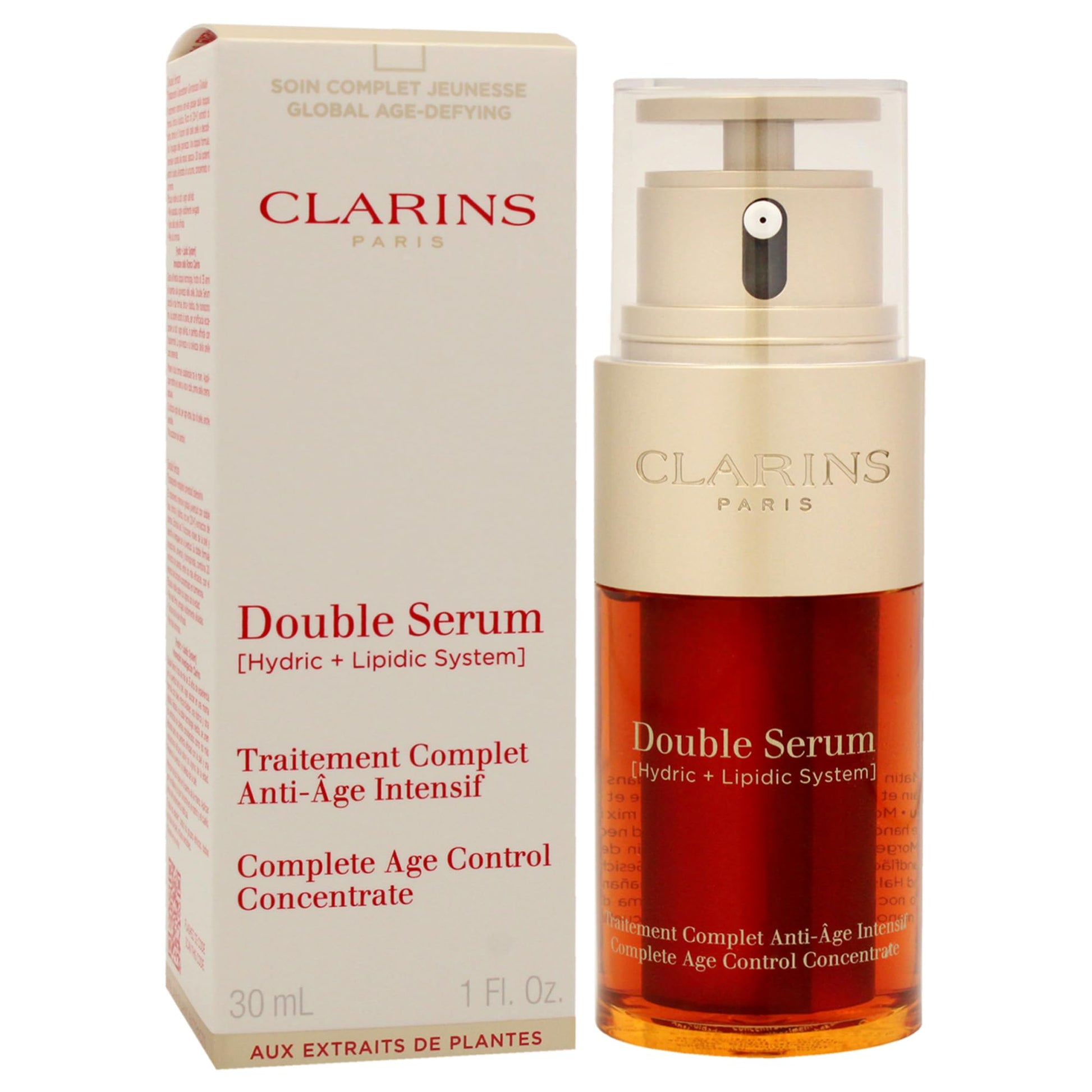 CLARINS Double Serum Complete Age Control Concentrate, 1 Fluid Ounce