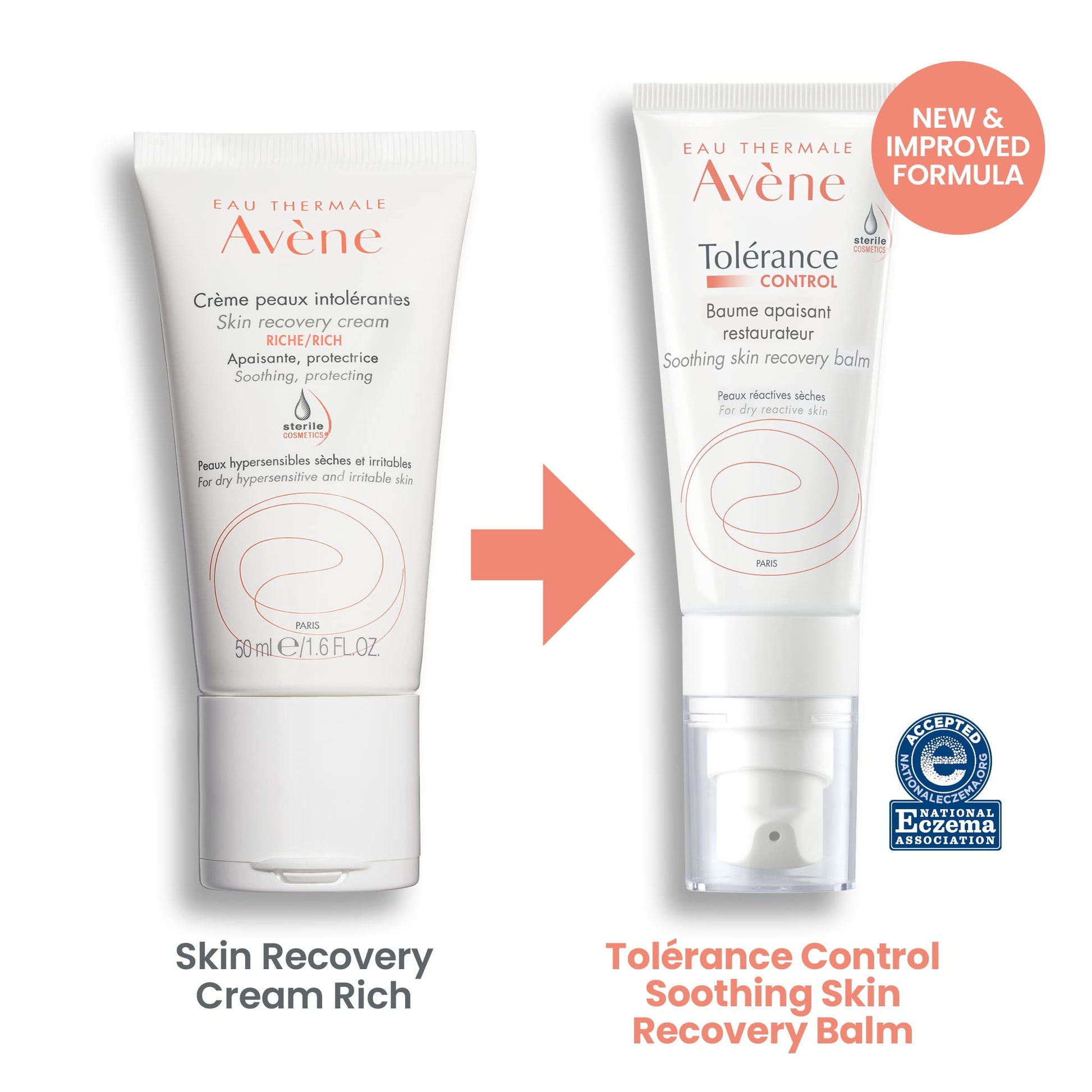 Eau Thermale Avene Tolerance Control Soothing Skin Recovery Balm Women 1.35 oz
