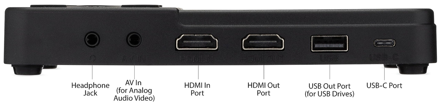 ClearClick HD Video Capture Box Ultimate - Captura y transmite vídeo desde HDMI, RCA, VHS, VCR, DVD, videocámaras, Hi8