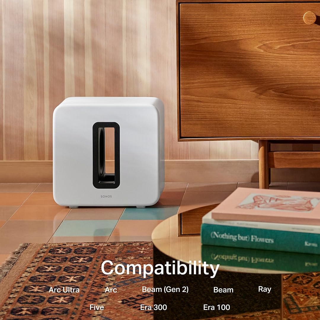 Sonos Sub 4 Subwoofer inalámbrico para Graves impactantes - Blanco