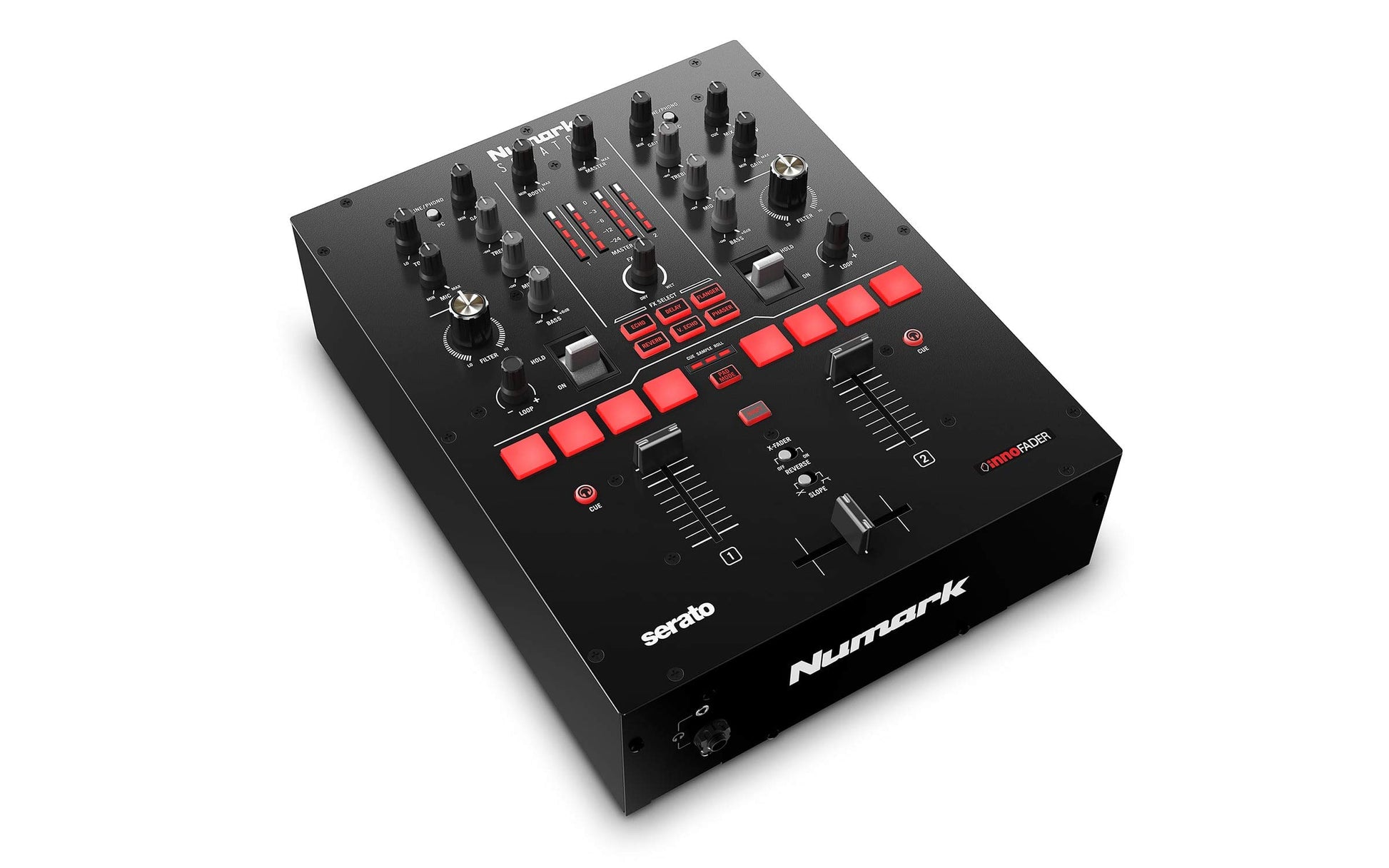 Mezcladora DJ Numark Scratch Roja con Serato DJ Pro y Innofader para Hombre