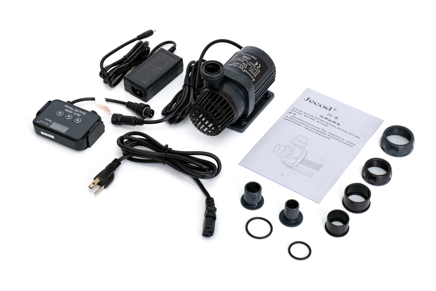Jebao DCP Bomba de retorno de agua de onda sinusoidal (DCP-4000), color negro