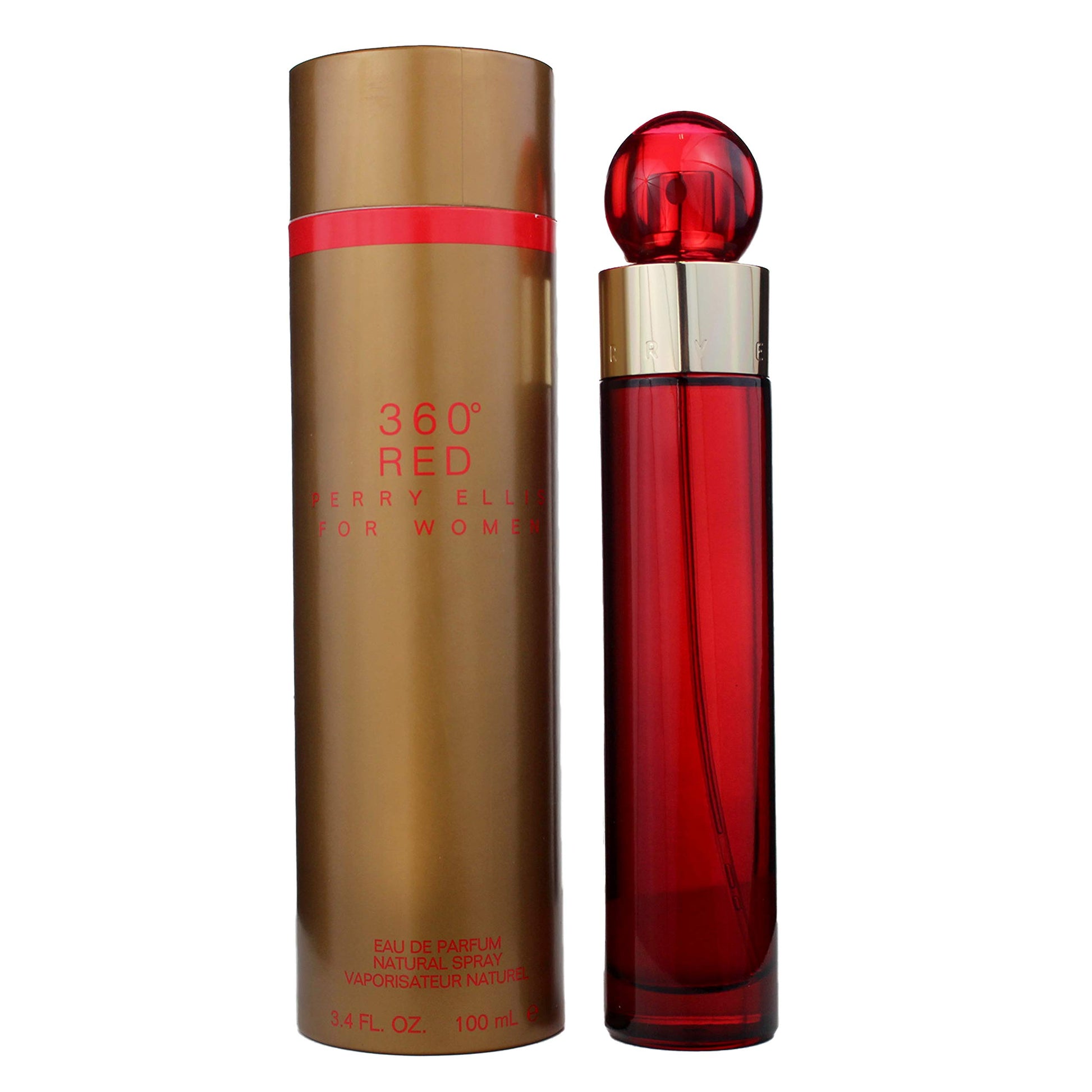 Perfume Perry Ellis 360 Red para Mujer 3.4 Oz