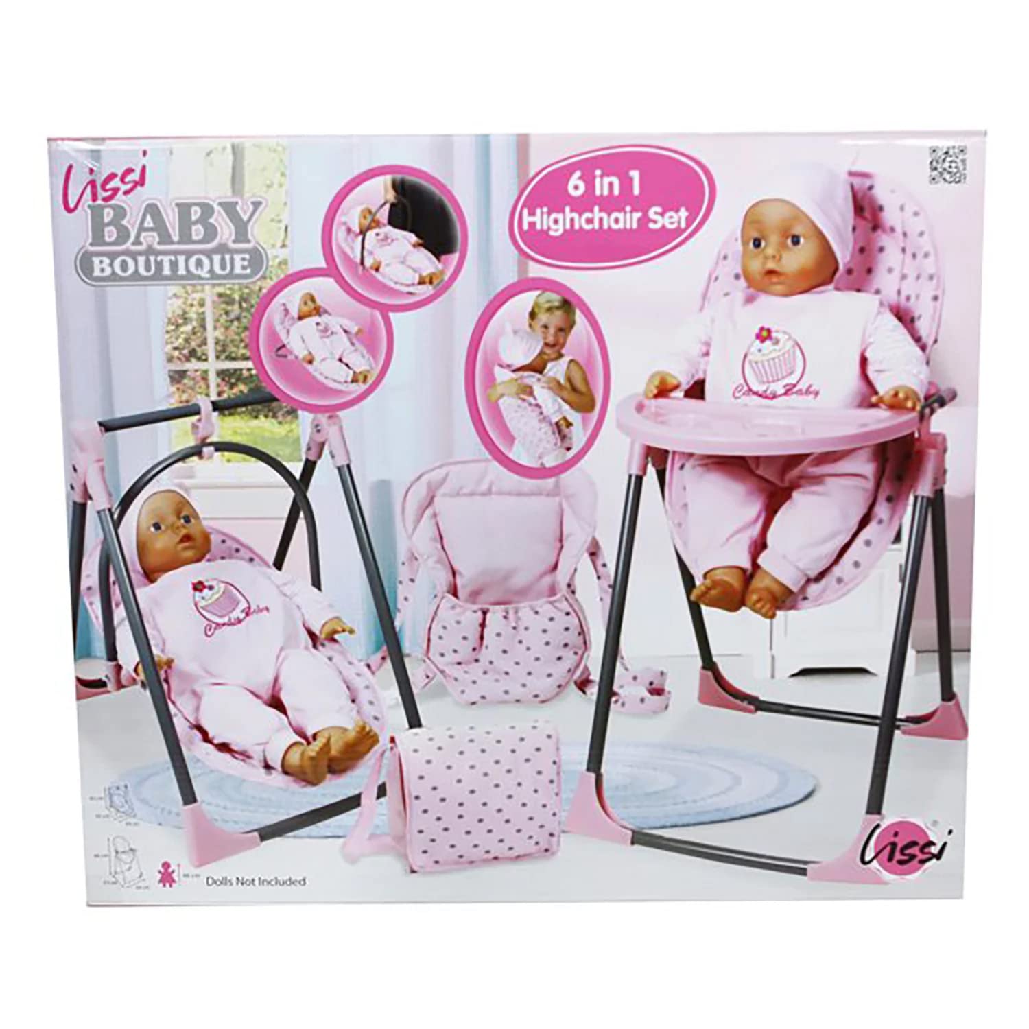 Lissi Baby Doll 6 en 1 - Juego de Trona Convertible