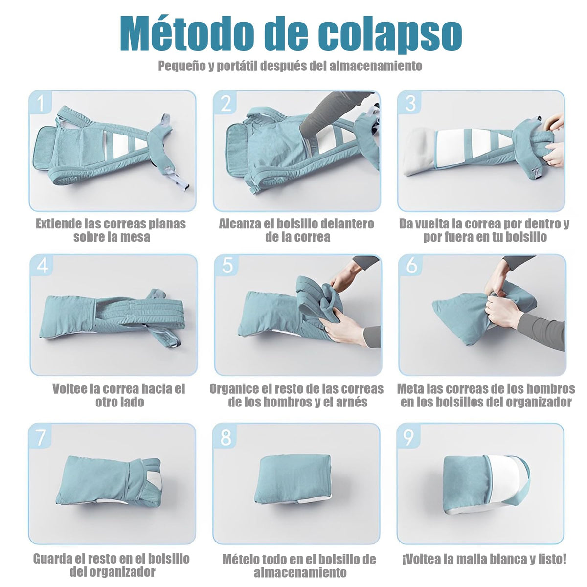 Cangurera para Bebe, Fular Ergonómico para Bebés de 0 a 36 Meses(Hasta 20 kg), Mochila Portabebés, Proteger la Cabeza, Portabebés de Algodón Ligero y Transpirable Ajustable