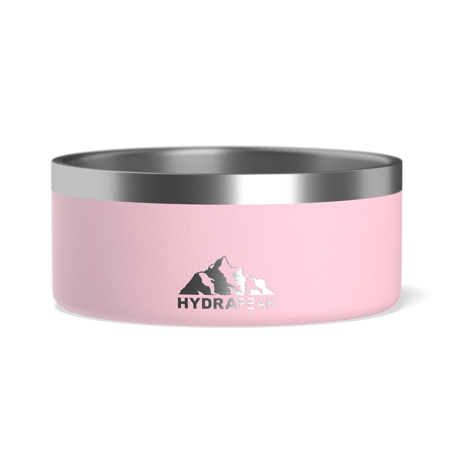 Cuenco para Perro Hydrapeak Rosa de Acero Inoxidable Antideslizante para Agua o Comida
