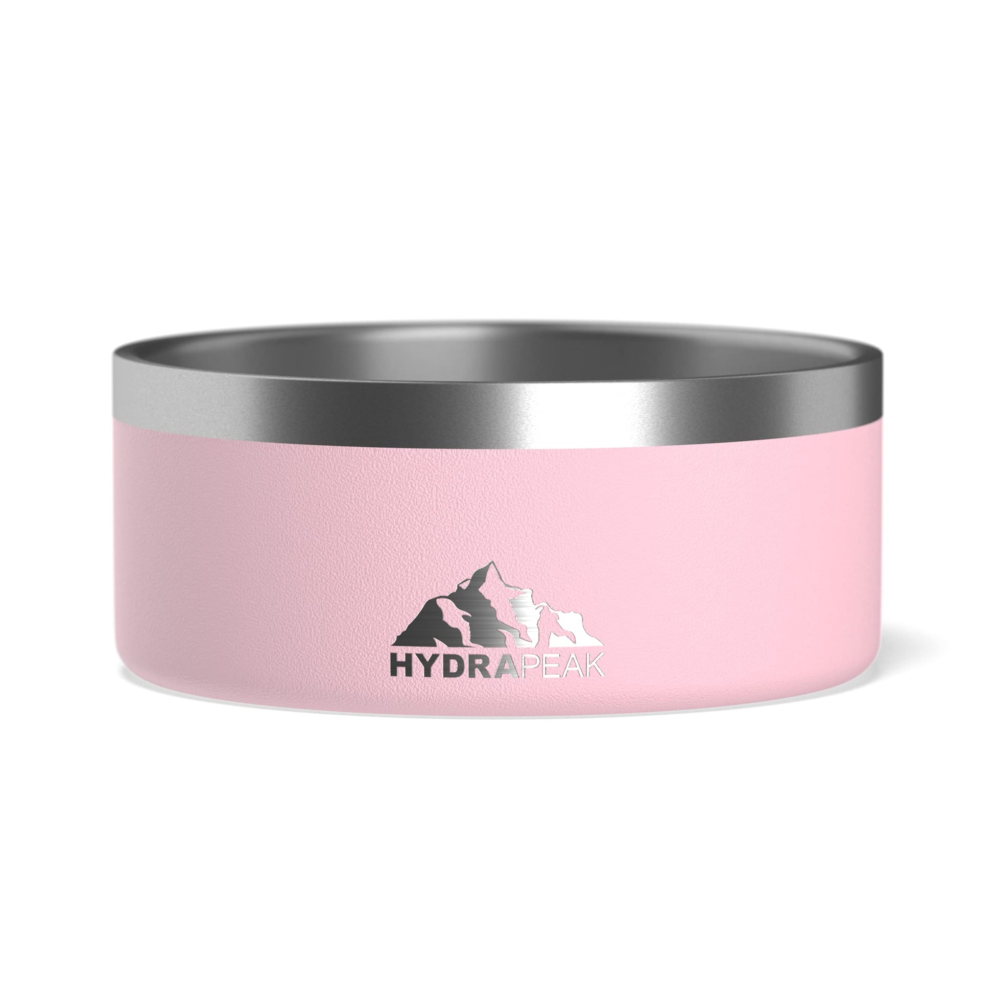 Cuenco para Perro Hydrapeak Rosa de Acero Inoxidable Antideslizante para Agua o Comida