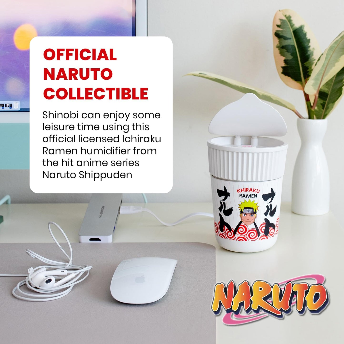 Naruto Shippuden Ichiraku - Humidificador instantáneo de taza Ramen