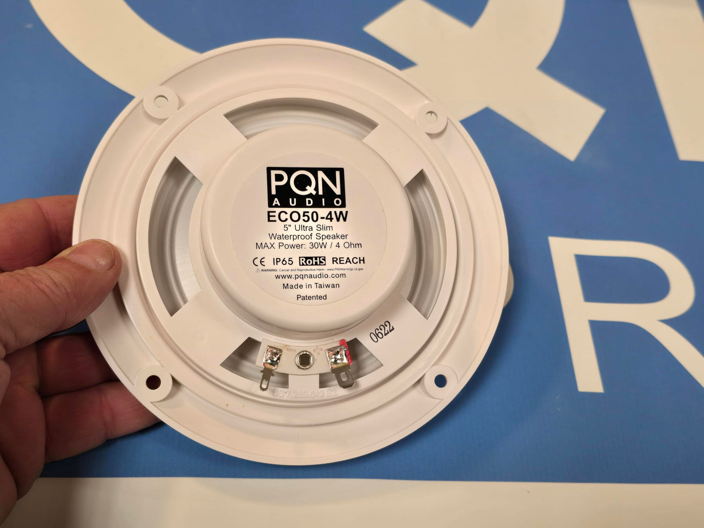 PQN Audio ECO50-4W - Altavoces Marinos Impermeables - RV, Caravana, Barco, Pared y Piso para Exteriores