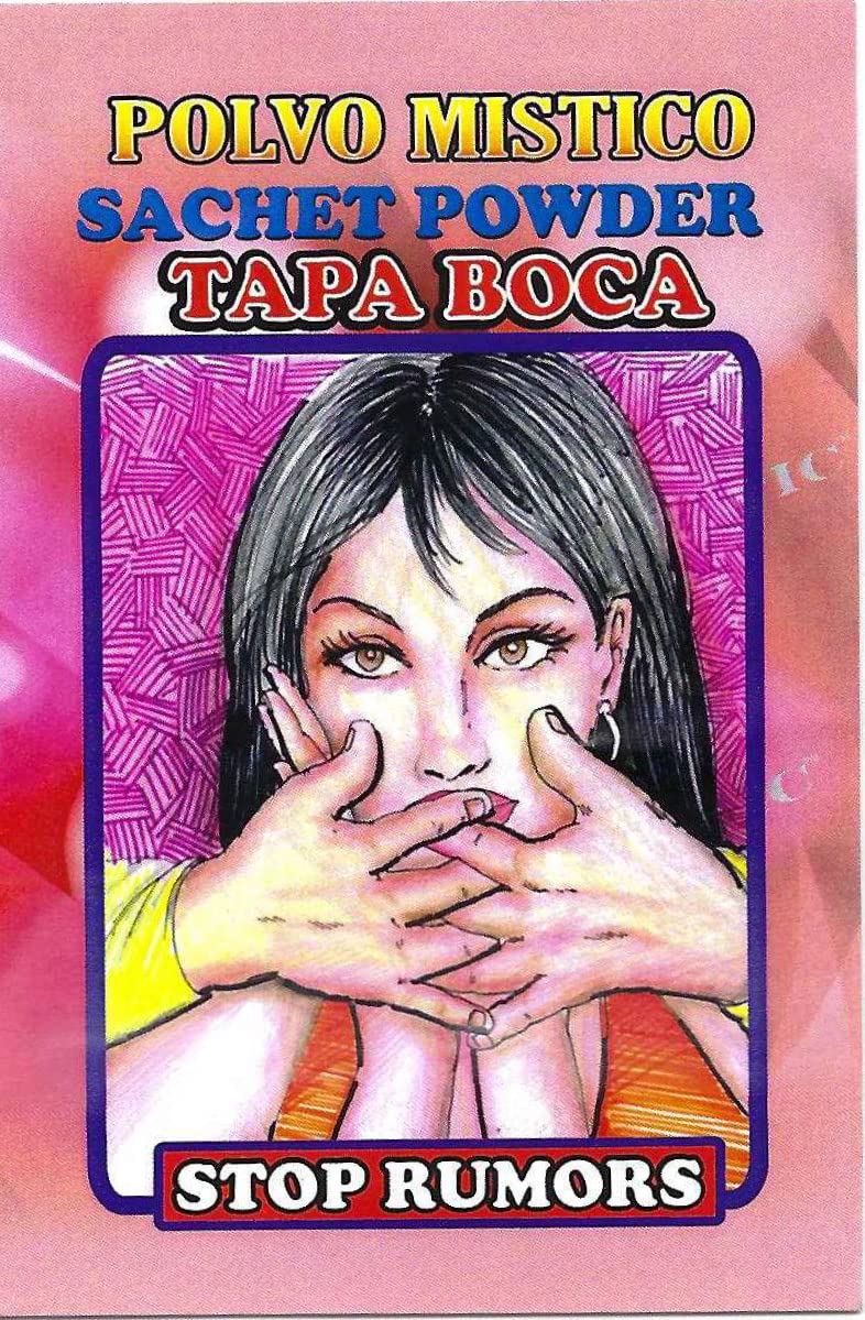 AV 1 Pieza Brybradan Stop Rumours Tapa Boca Sachet Polvo En Bolsa 1/2Oz