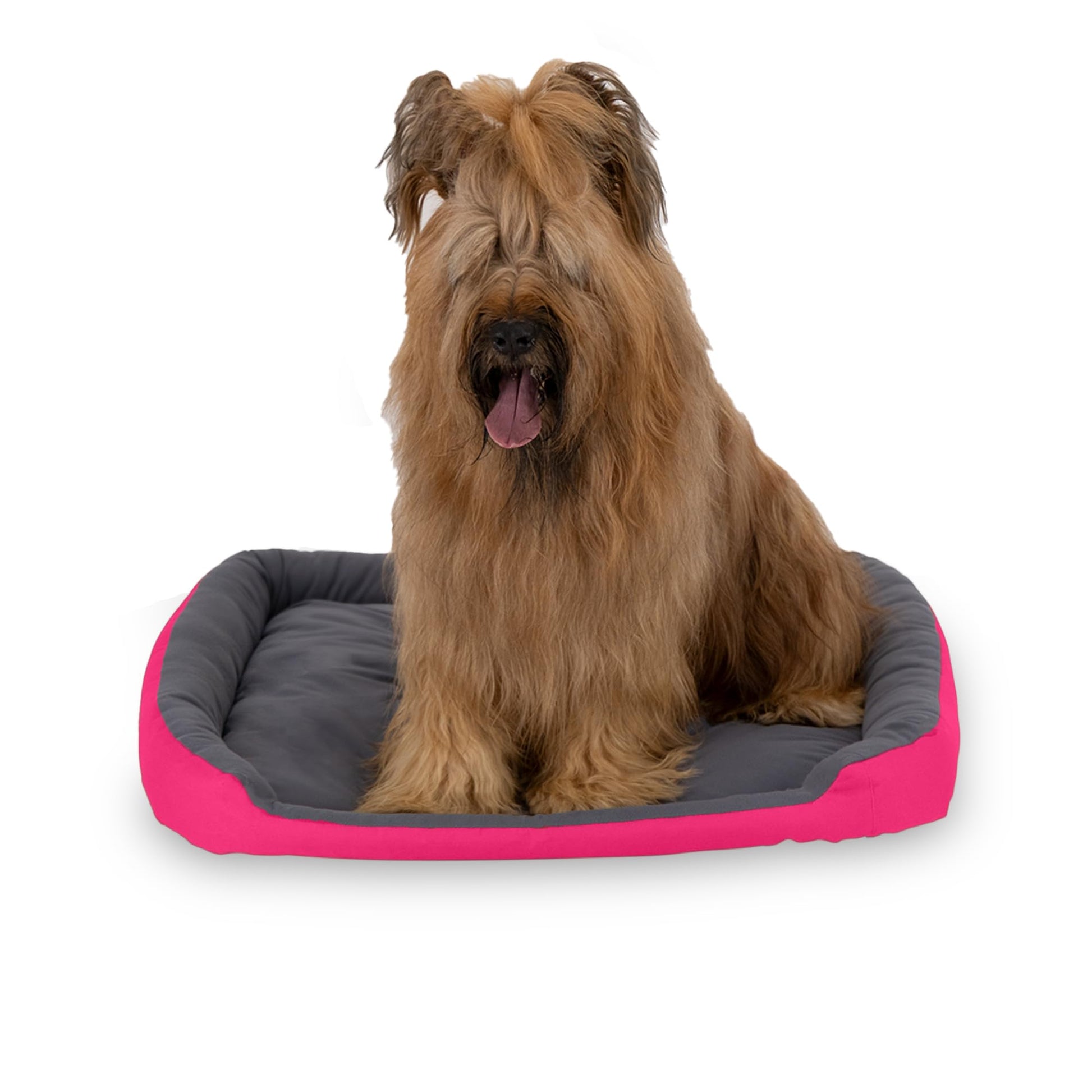 Cama para Perro PETS APPAREL HILLS Fucsia Gris Resistente y Confortable