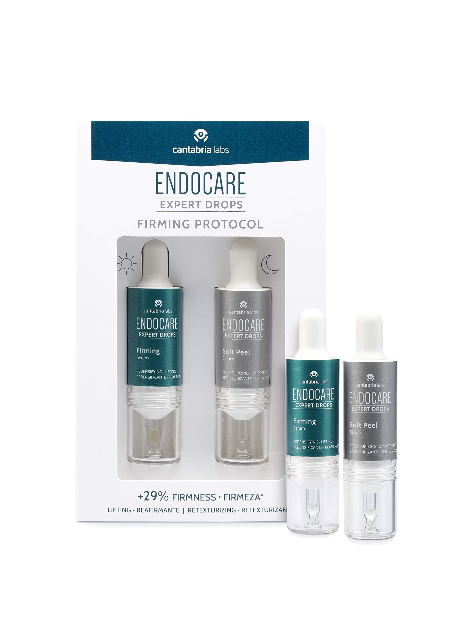 CANTABRIA LABS ENDOCARE Expert Drops Protocolo Reafirmante (Firming Protocol) 2x10ml