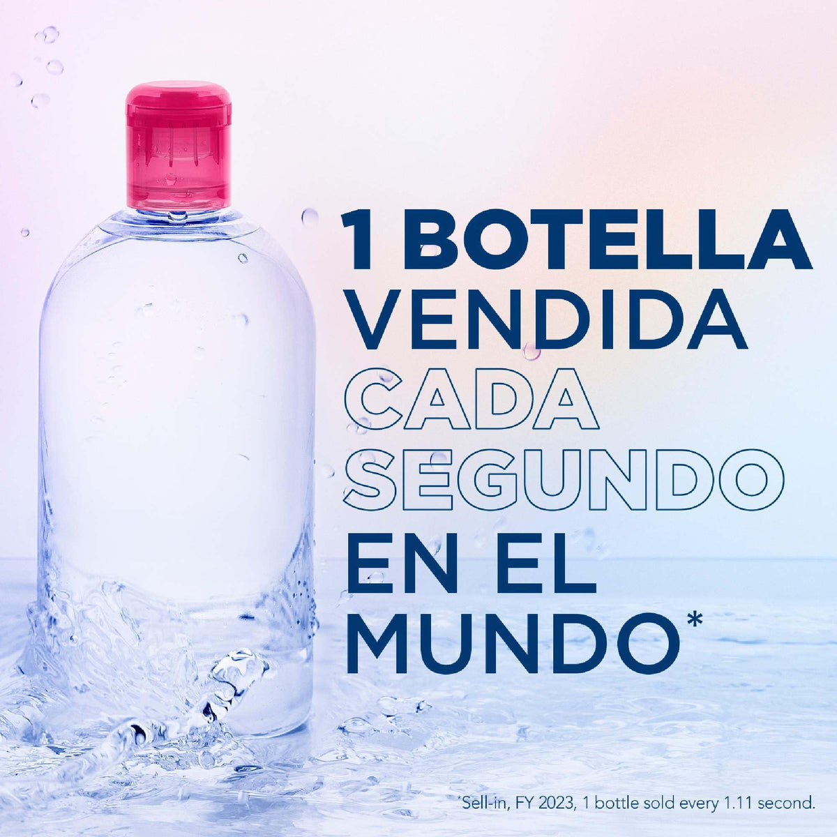 BIODERMA, Agua Micelar, Sensibio H2O, Desmaquillante para Piel Sensible, Calma y Reduce la Irritación, 500 ml