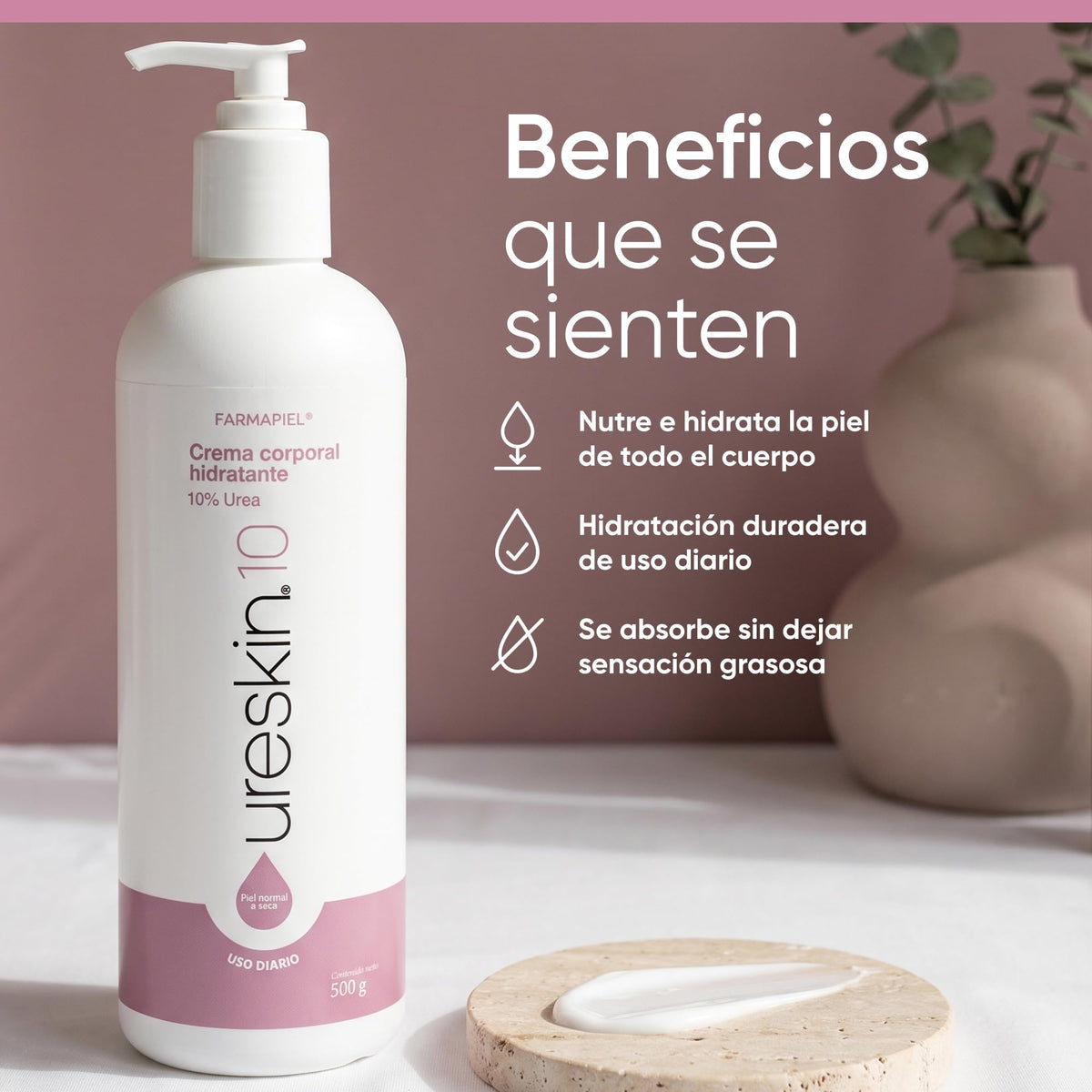 Ureskin Crema Corporal con Urea 10% 500 g